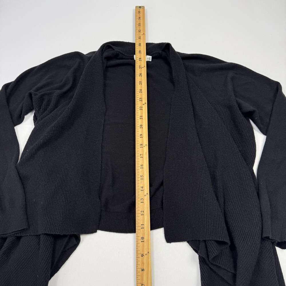 Vince. Cardigan Sweater Cashmere‎ Acrylic Blend Long Sleeve Black Women's Large - Picture 5 of 8
